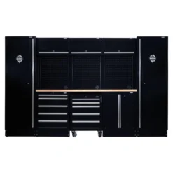 Draper 04398 BUNKER Modular Storage Combo With Hardwood Worktop (16 Piece)