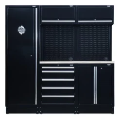 Draper 04503 BUNKER Modular Storage Combo With Stainless Steel Worktop (11 Piece)