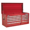 Sealey AP41110 Topchest 10 Drawer With Ball Bearing Slides Heavy-Duty - Red