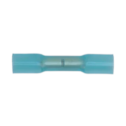 Sealey BTSB100 Heat Shrink Butt Connector Terminal Ø5.8mm Blue Pack Of 100