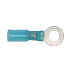 Sealey BTSR2584 Heat Shrink Ring Terminal Ø8.4mm Blue Pack Of 25
