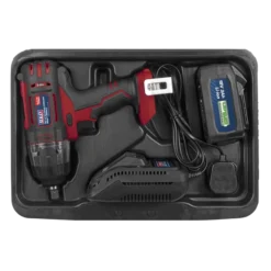 Sealey CP400LI Cordless Impact Wrench 18V 3Ah Lithium-ion 1/2"Sq Drive -Home Tools And Supplies Store 4 49