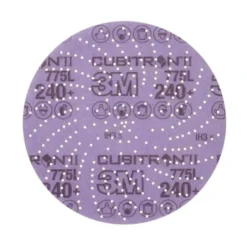 3M Cubitron II Hookit Clean Sanding Film Disc 775L, 152 Mm, Clean Sand, 240+ (Pack Of 50)