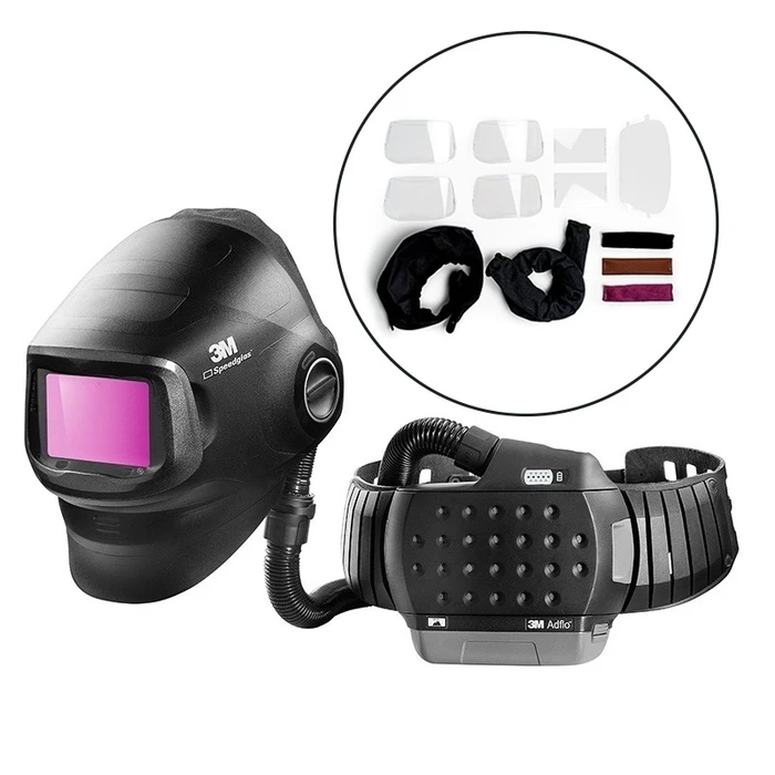 3M 617839 Speedglas G5-01 Adflo Welding Helmet With G5-01VC Filter And Consumable Starter Kit 1 3M 617839 Speedglas G5-01 Adflo Welding Helmet With G5-01VC Filter And Consumable Starter Kit