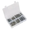 Sealey AB050SNW Setscrew, Nut & Washer Assortment 408pc High Tensile M6 Metric