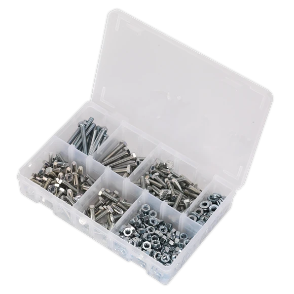 Sealey AB050SNW Setscrew, Nut & Washer Assortment 408pc High Tensile M6 Metric 3 Sealey AB050SNW Setscrew, Nut & Washer Assortment 408pc High Tensile M6 Metric - Image 3