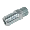 Sealey AC40 Screwed Tailpiece Male 1/4"BSPT - 1/2" Hose Pack Of 5