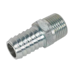 Sealey AC42 Screwed Tailpiece Male 3/8"BSPT - 1/2" Hose Pack Of 5