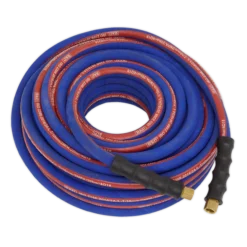 Sealey AH20R/38 Air Hose 20m X Ø10mm With 1/4"BSP Unions Extra-Heavy-Duty