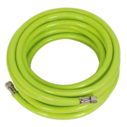 Sealey AHFC10 Air Hose High-Visibility 10m X Ø8mm With 1/4"BSP Unions