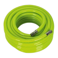 Sealey AHFC1538 Air Hose High-Visibility 15m X Ø10mm With 1/4"BSP Unions