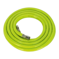 Sealey AHFC5 Air Hose High-Visibility 5m X Ø8mm With 1/4"BSP Unions