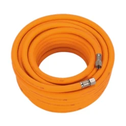 Sealey AHHC15 Air Hose 15m X Ø8mm Hybrid High-Visibility With 1/4"BSP Unions