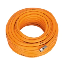 Sealey AHHC20 Air Hose 20m X Ø8mm Hybrid High-Visibility With 1/4"BSP Unions