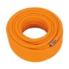 Sealey AHHC2038 Air Hose 20m X Ø10mm Hybrid High-Visibility With 1/4"BSP Unions