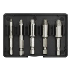 Sealey AK7228 HSS Screw Extractor Set 5pc