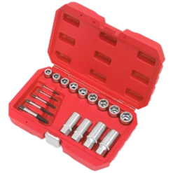 Sealey AK751 Bolt, Stud & Screw Extractor Set 18pc