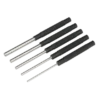 Sealey AK9124 Parallel Pin Punch Set 5pc Long Pattern