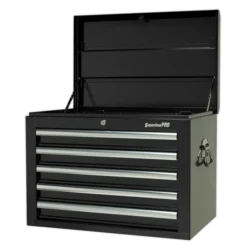 Sealey AP26059TB Topchest 5 Drawer With Ball Bearing Slides - Black