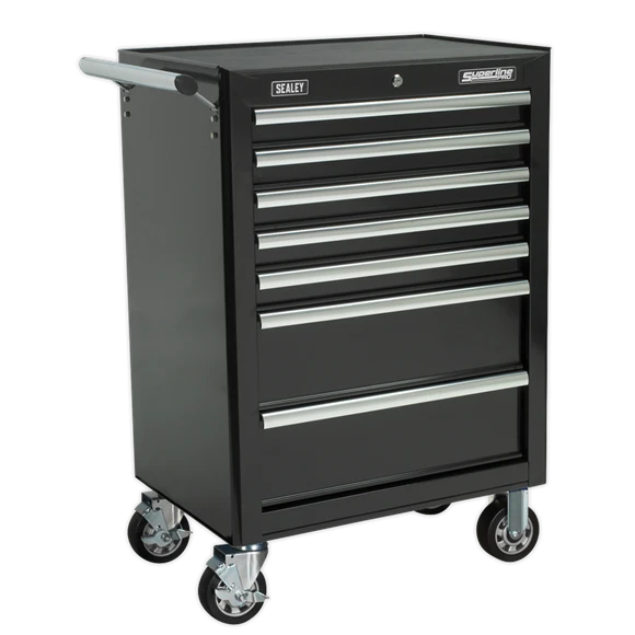Sealey AP26479TB Rollcab 7 Drawer With Ball Bearing Slides - Black 1 Sealey AP26479TB Rollcab 7 Drawer With Ball Bearing Slides - Black