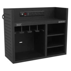 Sealey AP30SRBE Power Tool Storage Rack 760mm With Power Strip