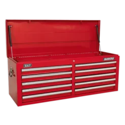 Sealey AP52COMBO1 Tool Chest Combination 23 Drawer With Ball Bearing Slides - Red -Home Tools And Supplies Store ap5210t dfc1114048