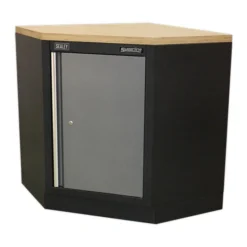Sealey APMS60 Modular Corner Floor Cabinet 865mm -Home Tools And Supplies Store apms60 open pic2