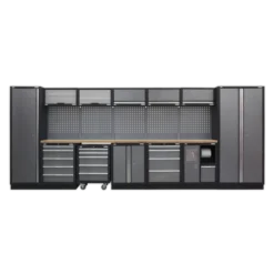 Sealey Superline PRO® 4.9m Storage System - Wood Worktop