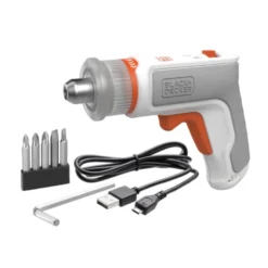 Black & Decker BCRTA01 3.6V Furniture Assembly Tool With A Micro USB Charger And 7 Accessories