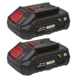 Sealey BK02 Power Tool Battery Pack 20V 2Ah Kit For SV20V Series