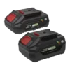 Sealey BK24 Power Tool Battery Pack 20V 2Ah & 4Ah Kit For SV20 Series