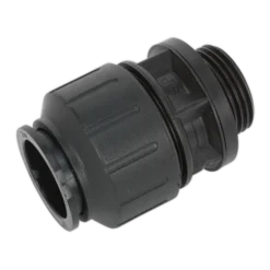 Sealey CAS28SA Straight Adaptor 28mm 1"BSP Pack Of 2 (John Guest Speedfit® - PM012818E)