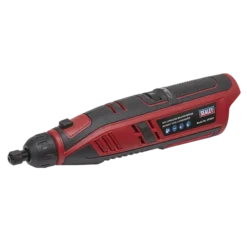 Sealey CP1207 Cordless Multipurpose Rotary Tool & Engraver Kit 49pc 12V Lithium-ion - Body Only