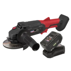 Sealey CP20VAGBKIT1 Cordless Angle Grinder Kit Ø115mm 20V 4Ah