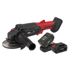 Sealey CP20VAGBKIT Cordless Angle Grinder Kit Ø115mm 20V - 2 Batteries