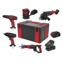 Sealey CP20VCOMBO2 SV20 Series 5 X 20V Cordless Tool Combo - 2 Batteries