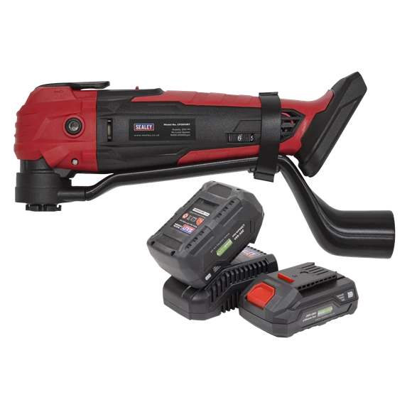 Sealey CP20VMTKIT Cordless Oscillating Multi-Tool Kit 20V - 2 Batteries 1 Sealey CP20VMTKIT Cordless Oscillating Multi-Tool Kit 20V - 2 Batteries