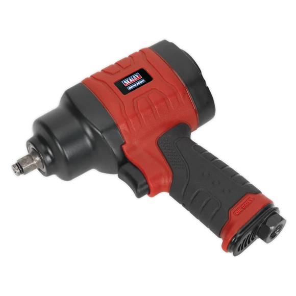 Sealey GSA6000 Composite Air Impact Wrench 3/8"Sq Drive - Twin Hammer 1 Sealey GSA6000 Composite Air Impact Wrench 3/8"Sq Drive - Twin Hammer