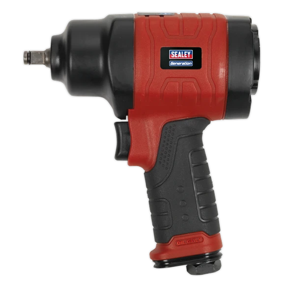 Sealey GSA6000 Composite Air Impact Wrench 3/8"Sq Drive - Twin Hammer 3 Sealey GSA6000 Composite Air Impact Wrench 3/8"Sq Drive - Twin Hammer - Image 3