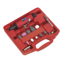 Sealey GSA67 Air Die Grinder Kit 15pc -Home Tools And Supplies Store gsa67.v2 no lid dfc1029906