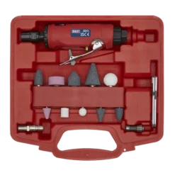 Sealey GSA67 Air Die Grinder Kit 15pc -Home Tools And Supplies Store gsa67.v2 straight dfc1029167
