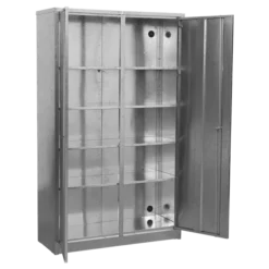 Sealey GSC110385 Galvanized Steel Floor Cabinet 4-Shelf Extra-Wide