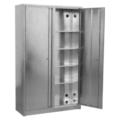 Sealey GSC110385 Galvanized Steel Floor Cabinet 4-Shelf Extra-Wide -Home Tools And Supplies Store gsc110385.v3 right door open dfc0905599 1