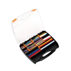 Sealey HST590MC Heat Shrink Tubing Assortment 590pc Mixed Colours 50, 100, 150 & 200mm -Home Tools And Supplies Store hst590mc