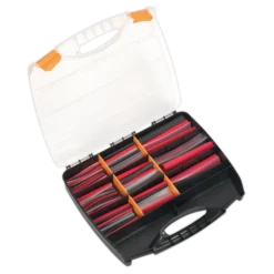 Sealey HSTAL261MC Heat Shrink Tubing Assortment 261pc Mixed Colours Adhesive Lined 100 & 150mm -Home Tools And Supplies Store hstal261mc