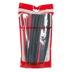 Sealey HSTAL72BR Heat Shrink Tubing Assortment 72pc Black & Red Adhesive Lined 200mm -Home Tools And Supplies Store hstal72br in pouch