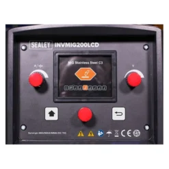 Sealey Inverter Welder MIG, TIG & MMA 200Amp With LCD Screen -Home Tools And Supplies Store invmig200lcd screen shot mig stainless steel dfc0284043