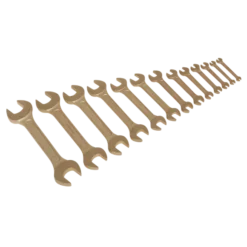 Sealey NS015 Double Open-End Spanner Set 13pc - Non-Sparking