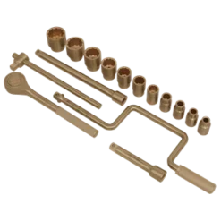 Sealey Socket Set 17pc 1/2"Sq Drive - Non-Sparking