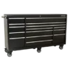 Sealey PTB183015 Rollcab 15 Drawer 1845mm Heavy-Duty Black